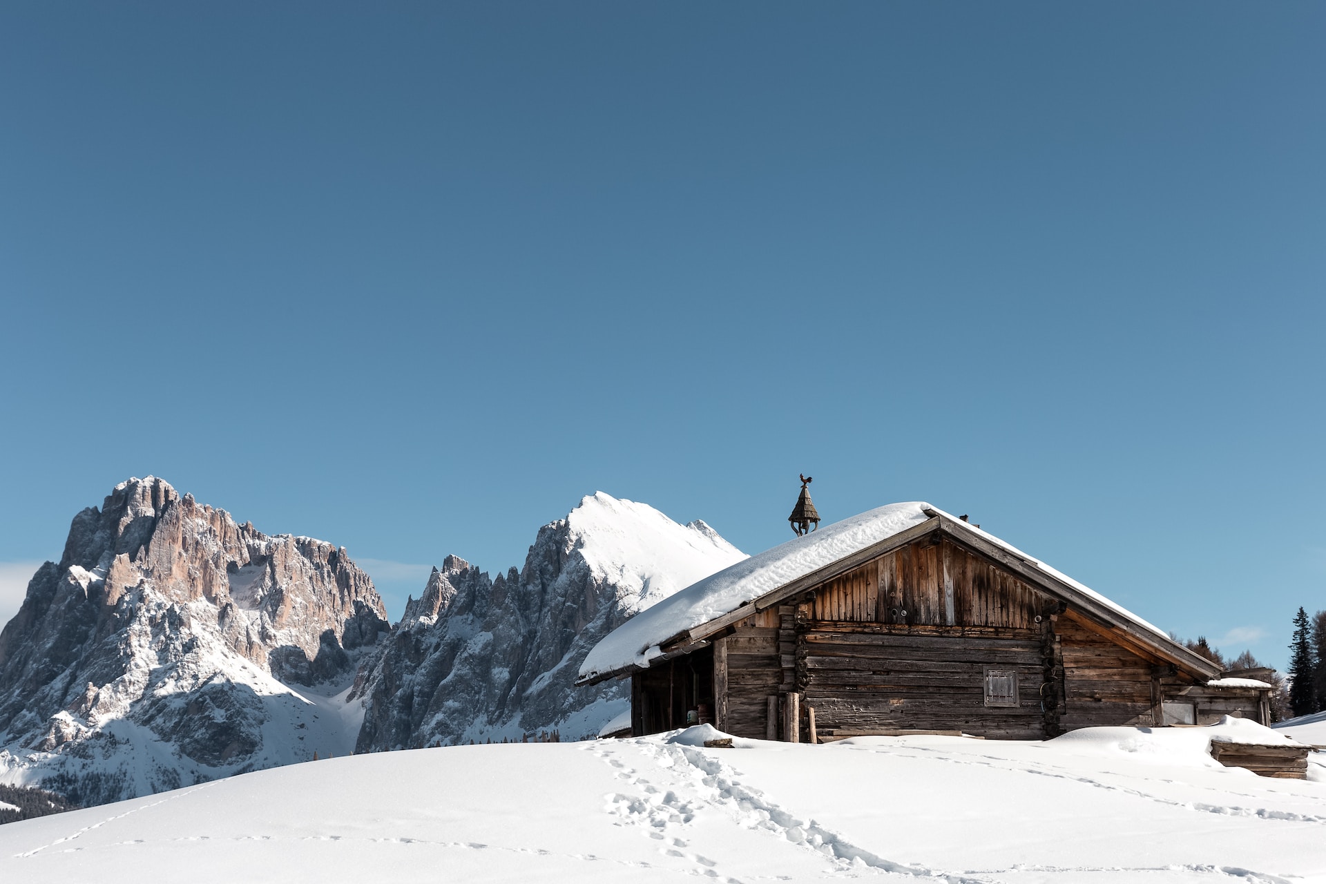 Beautiful Swiss Alps Cabin